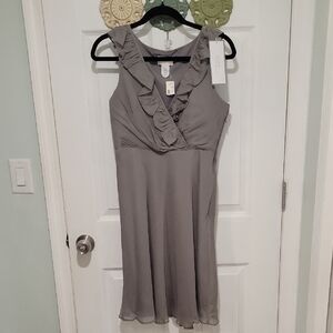 NWT J Crew Macie Silk Dress sz4  BinM